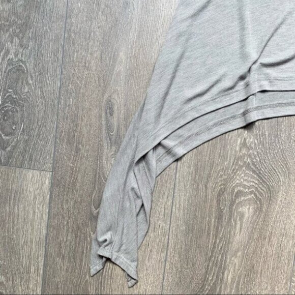 Revolve LNA Ribbon Tee Top T-Shirt Asymmetric Hem Short Sleeve Tie up Sides XS - Picture 10 of 16